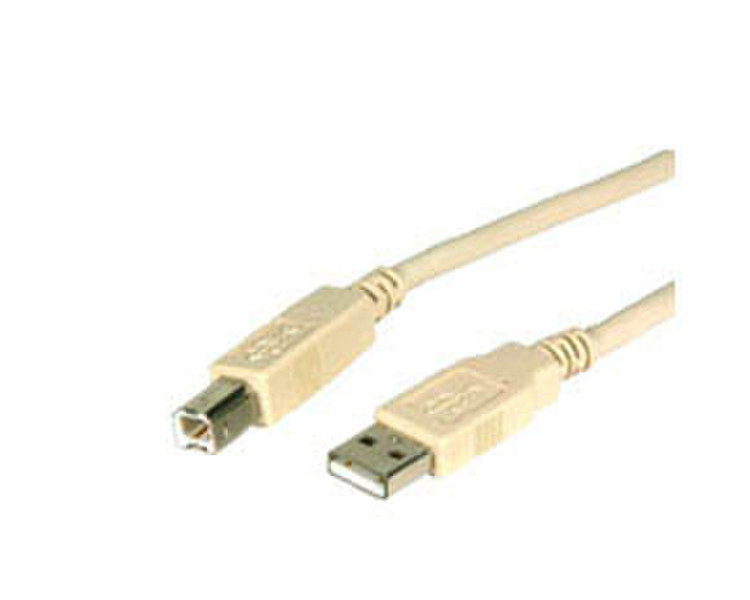 Temium PCUSB212C 1.8m USB A USB B White USB cable