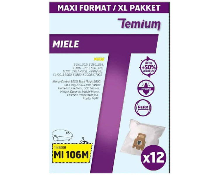 Temium MI106M vacuum supply