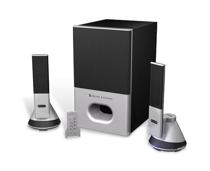 Altec Lansing VS4221 Multimedia Speaker System, Silver/Black 35Вт акустика