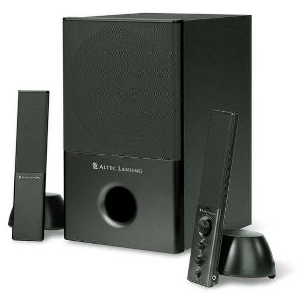 Altec Lansing VS4121 Multimedia Speaker System, Black 31W Black loudspeaker