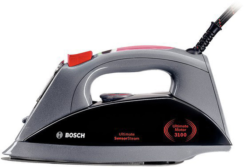 Bosch TDS1229 Dry & Steam iron 3100W Schwarz, Grau, Rot Bügeleisen