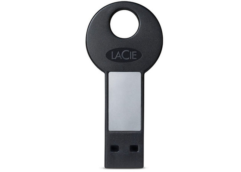 LaCie LabelKey 8GB USB 2.0 8ГБ USB 2.0 Черный USB флеш накопитель