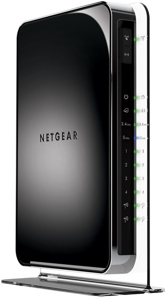 Netgear WNDR4500 Gigabit Ethernet Черный