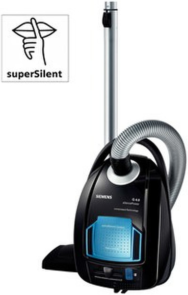 Siemens VSQ4G1400 Cylinder vacuum 5L 1400W Black vacuum