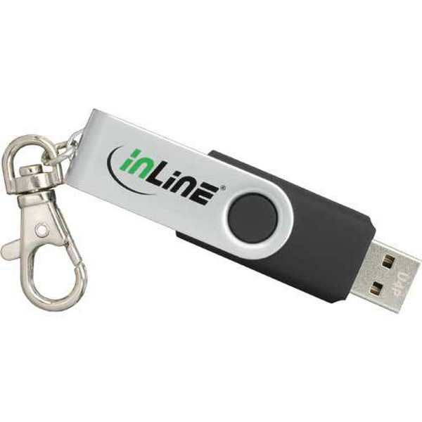 InLine 35026I 16ГБ USB 2.0 Type-A Черный USB флеш накопитель