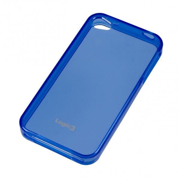 Logic3 Gel Case iPhone 4S Blue mobile phone feaceplate