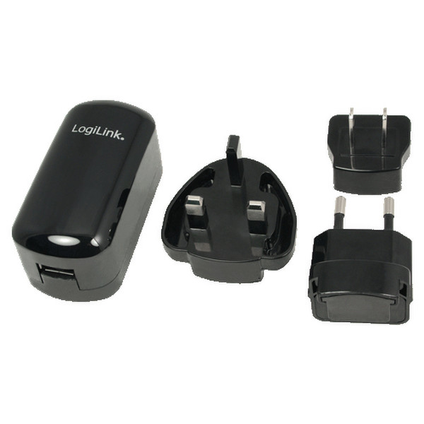 LogiLink PA0040 Indoor Black mobile device charger