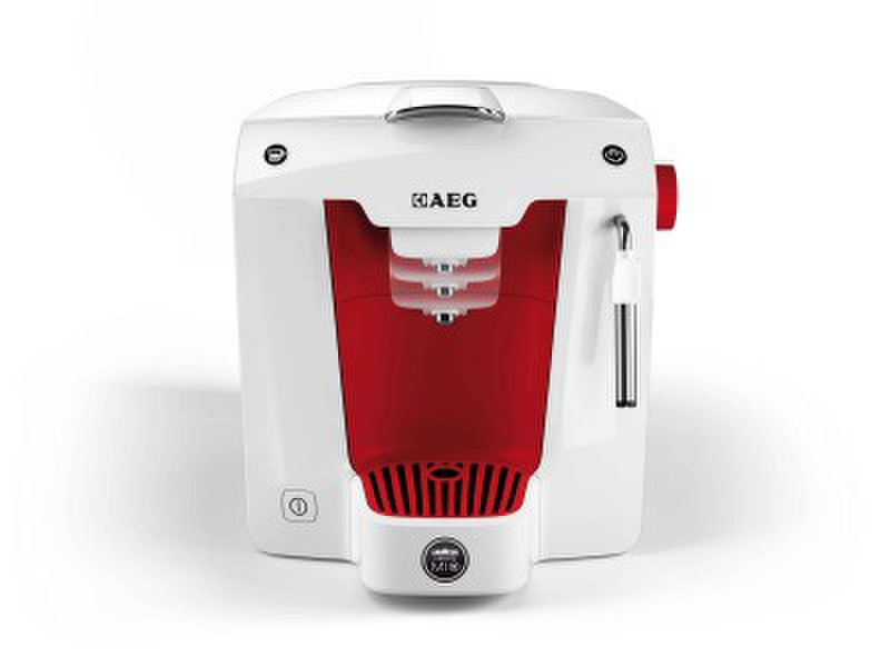 AEG LM5100RE Espressomaschine 0.9l 1Tassen Rot, Weiß