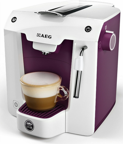 AEG LM5100PU Espressomaschine 0.9l 1Tassen Violett, Weiß