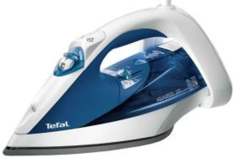 Tefal FV 5213 Trocken- & Dampfbügeleisen 2400W Blau, Weiß Bügeleisen