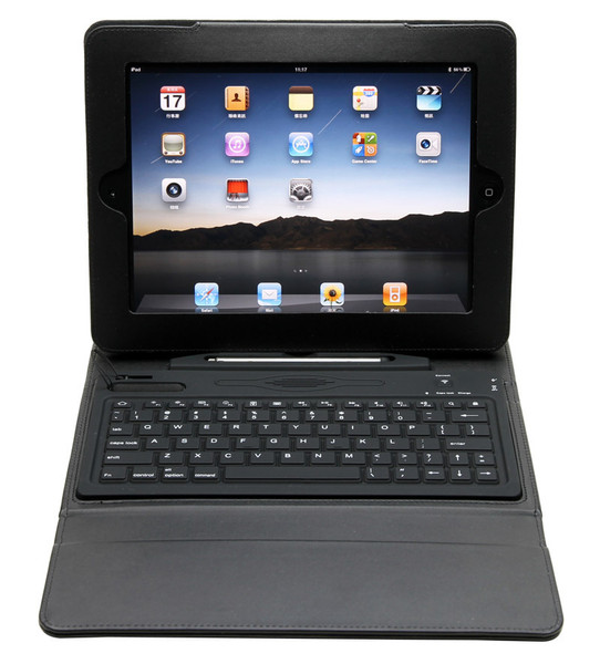 GrandTec iPad VIK Bluetooth QWERTY Черный