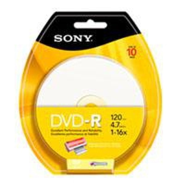 Sony DVD-R 10 Pack 4.7GB DVD-R 10Stück(e)