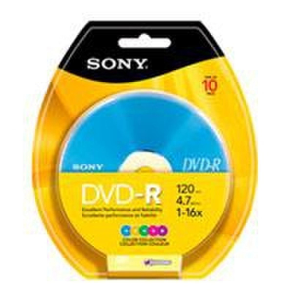 Sony DVD-R 10 Pack 4.7ГБ DVD-R 10шт