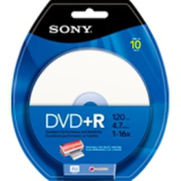 Sony DVD+R 10 Pack 4.7ГБ DVD+R 10шт