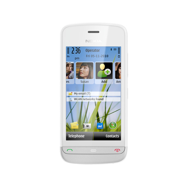 Nokia C5-03 Silber, Weiß