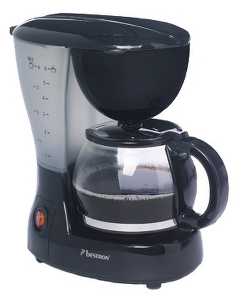 Bestron ACM16 Drip coffee maker 6cups Black coffee maker