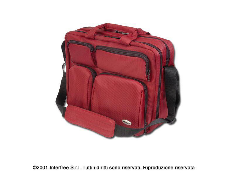 Kraun Kiwi Bag - Ruby Red 15 15.4Zoll Messenger case Rot
