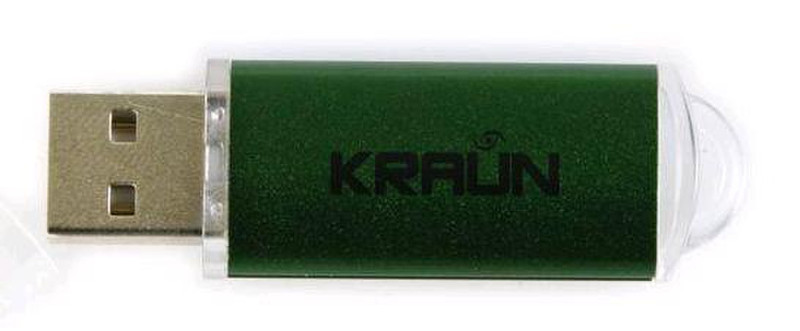 Kraun Slim Flash Drive 8GB 8ГБ USB 2.0 Зеленый USB флеш накопитель