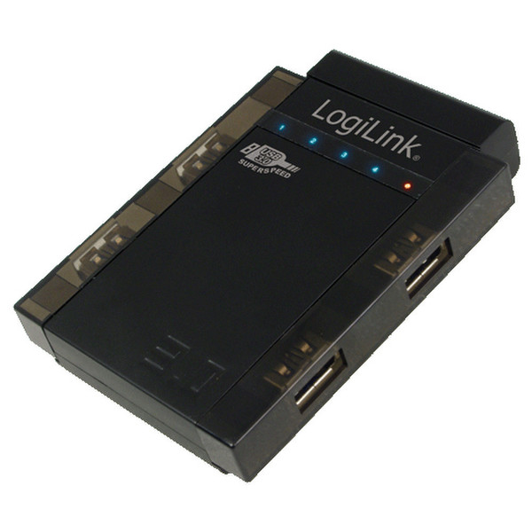 LogiLink USB 3.0 Hub 4-Port Black