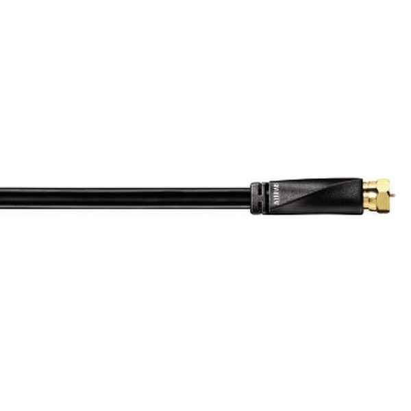 Avinity 107568 1m F F Black coaxial cable