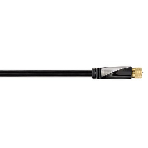 Avinity 107575 2m Black,Silver coaxial cable
