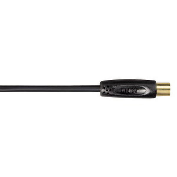 Avinity 107407 1.5m Black coaxial cable