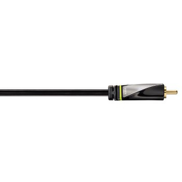 Avinity 107485 2m RCA RCA Black coaxial cable