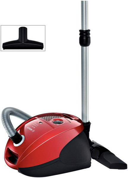 Bosch BSGL31466 Zylinder-Vakuum 4l 1400W Schwarz, Rot Staubsauger