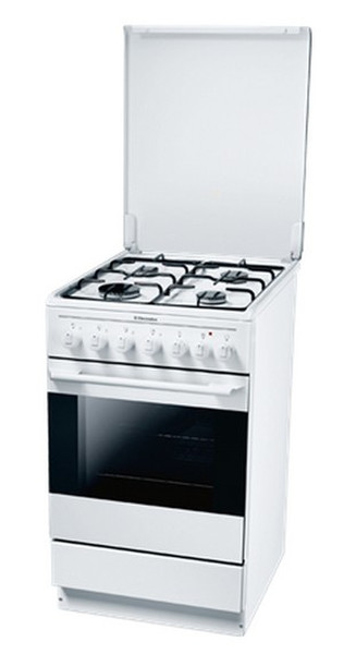 Electrolux EKK511509W Freestanding Gas hob A White cooker