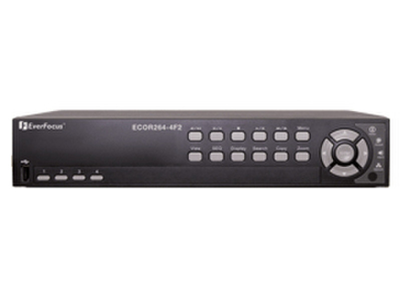 EverFocus ECOR264-4F2 2TB Schwarz Digitaler Videorekorder (DVR)