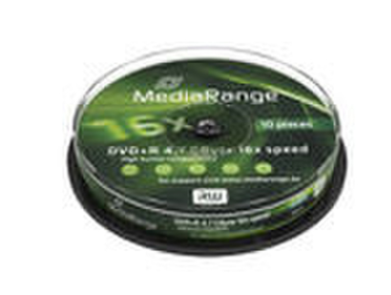 MediaRange MR453 4.7ГБ DVD+R 10шт чистый DVD
