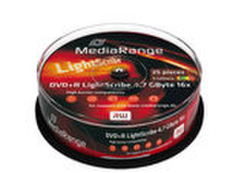 MediaRange MR455 4.7GB DVD+R 25pc(s) blank DVD