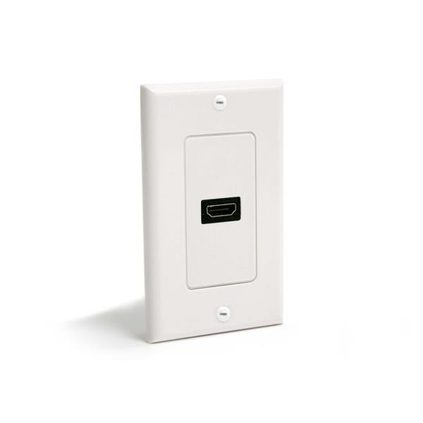 StarTech.com Single Outlet Female HDMI Wall Plate White outlet box