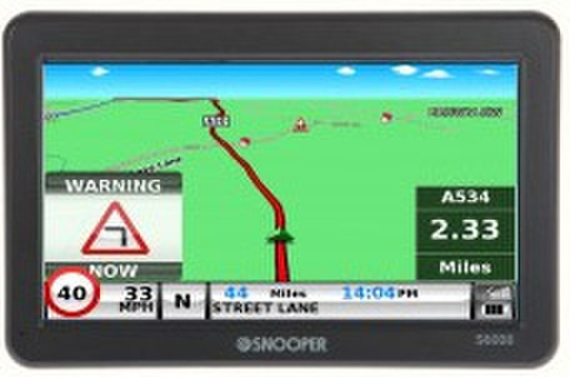 Snooper S6000 Ventura Lite Фиксированный 7" ЖК Сенсорный экран Черный