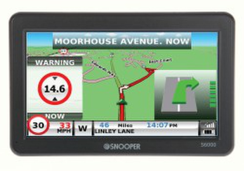 Snooper S6000 Truckmate Lite Fixed 7" LCD Touchscreen Black