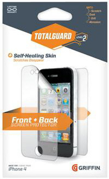 Griffin TotalGuard iPhone4/4s 2шт