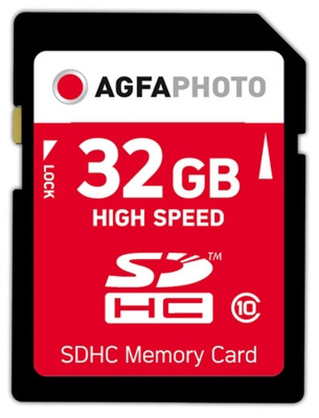 AgfaPhoto 32GB SDHC 32GB SDHC Klasse 10 Speicherkarte