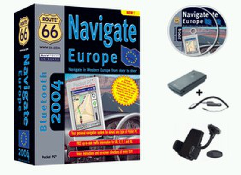 Route 66 Navigate Europe 2004 (Bluetooth) GPS-Empfänger-Modul