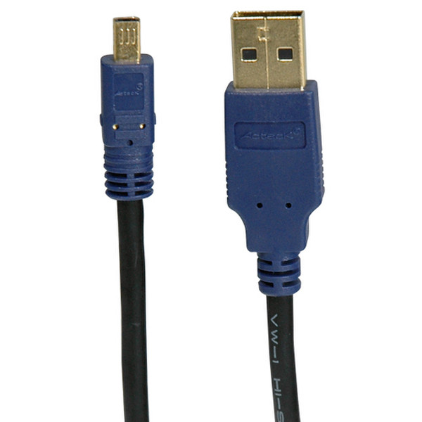 Acteck 1.8m USB2.0 1.8m USB A Mini-USB B