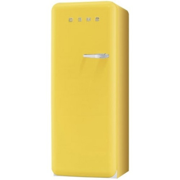 Smeg FAB28LG1 freestanding 248L A++ Yellow combi-fridge