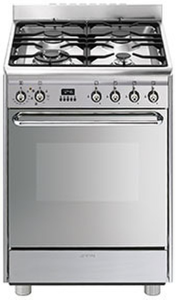 Smeg SNL60MX8 Freistehend Gas hob A Edelstahl Küchenherd