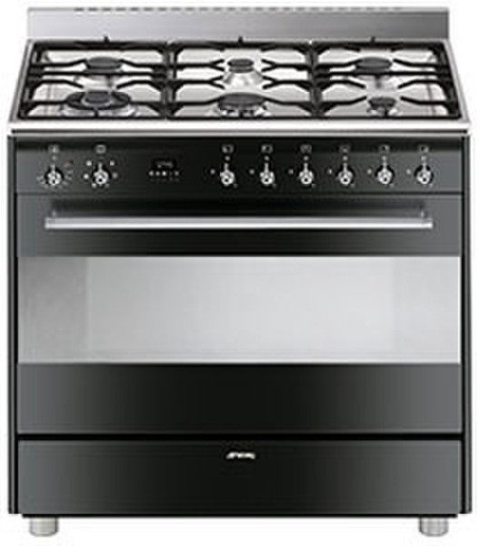 Smeg SNL916MFN Freistehend Gas hob Küchenherd