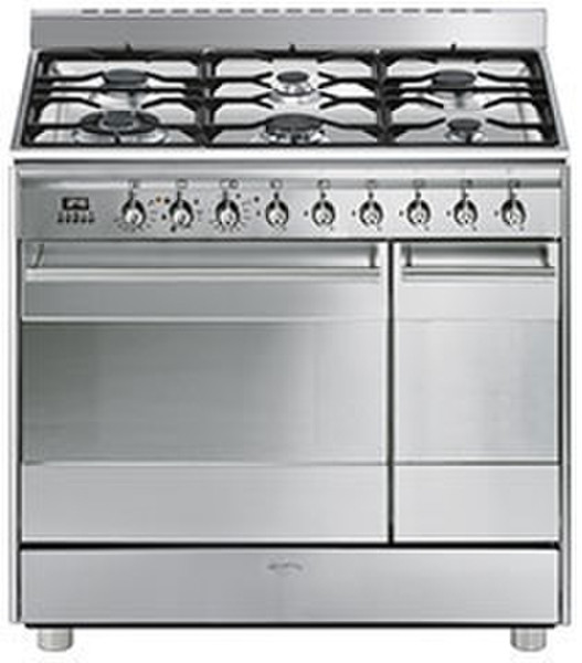 Smeg SNL926MX8 Freestanding Gas hob A Stainless steel cooker