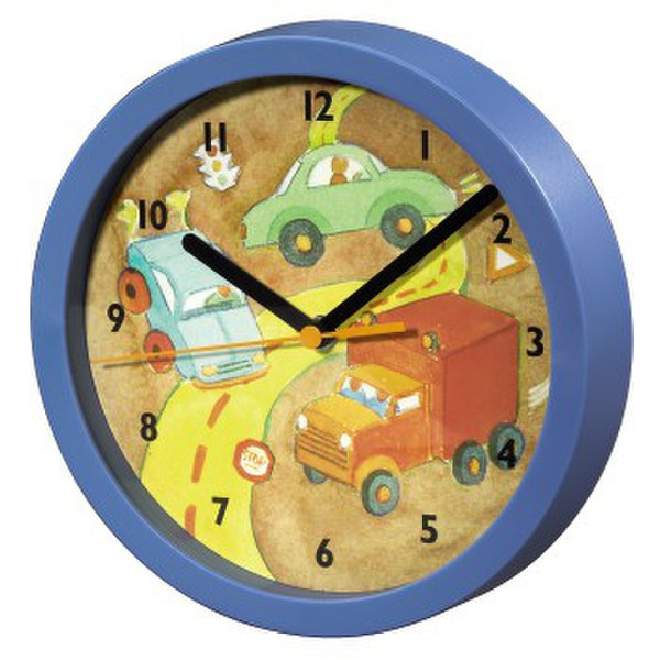 Hama 106933 Quartz wall clock Круг Синий настенные часы