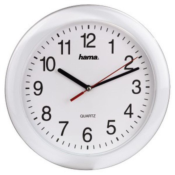 Hama 113921 Quartz wall clock Circle White wall clock