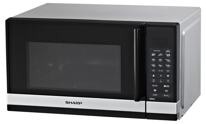 Sharp R-640 IN 20l 800W Silber Mikrowelle