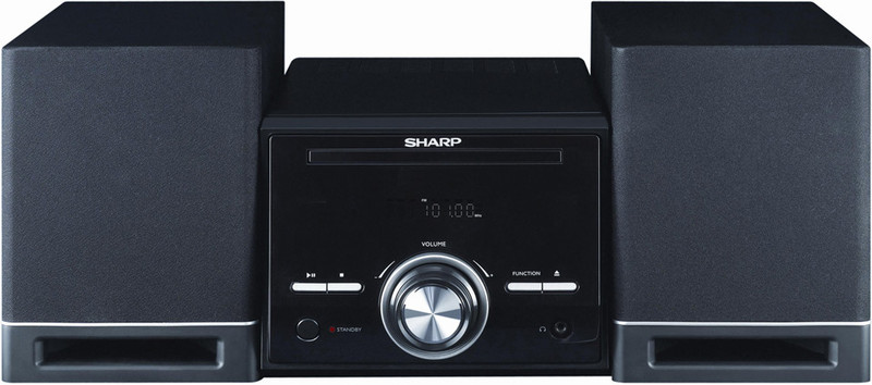 Sharp XL-E75H Micro set 15Вт Черный домашний музыкальный центр