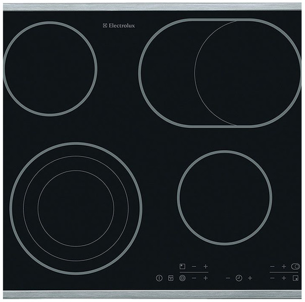 Electrolux EHS60200X Eingebaut Ceramic hob Schwarz Kochfeld