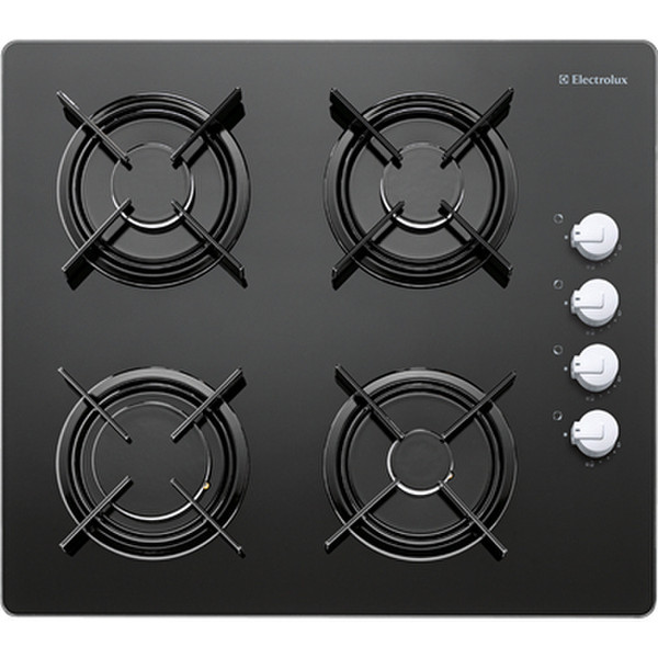 Electrolux EHT6415K Eingebaut Gas Schwarz Kochfeld