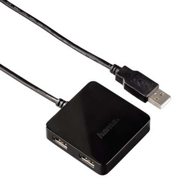 Hama 12131 USB 2.0 USB 2.0 Черный кабельный разъем/переходник